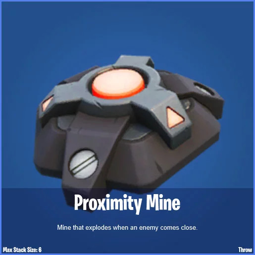 fortnite proximity mine