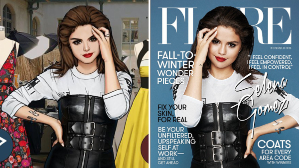 selena gomez magazine