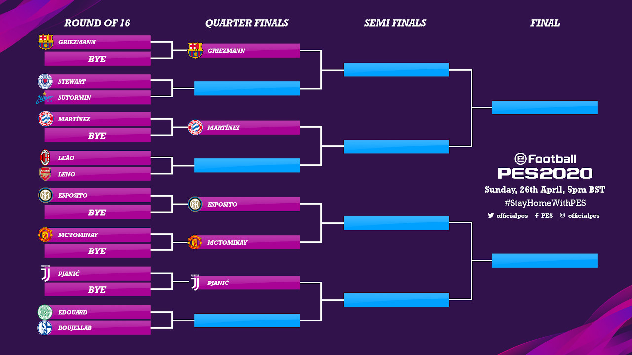 pes 2020 stay home tournament