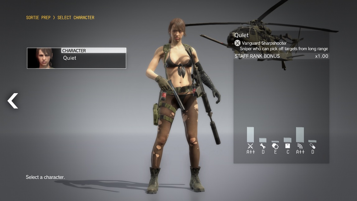 metal gear solid 5 quiet