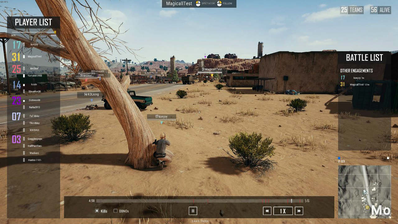 pubg 3d replay system