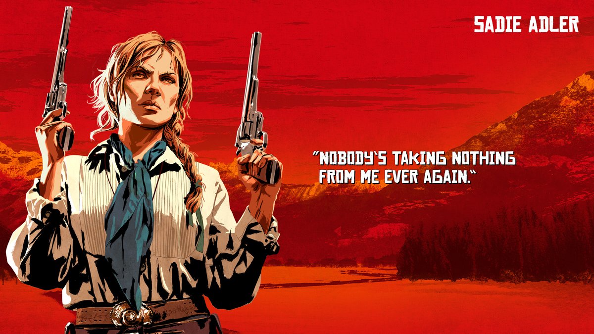 red dead redemption 2 character artwork 14