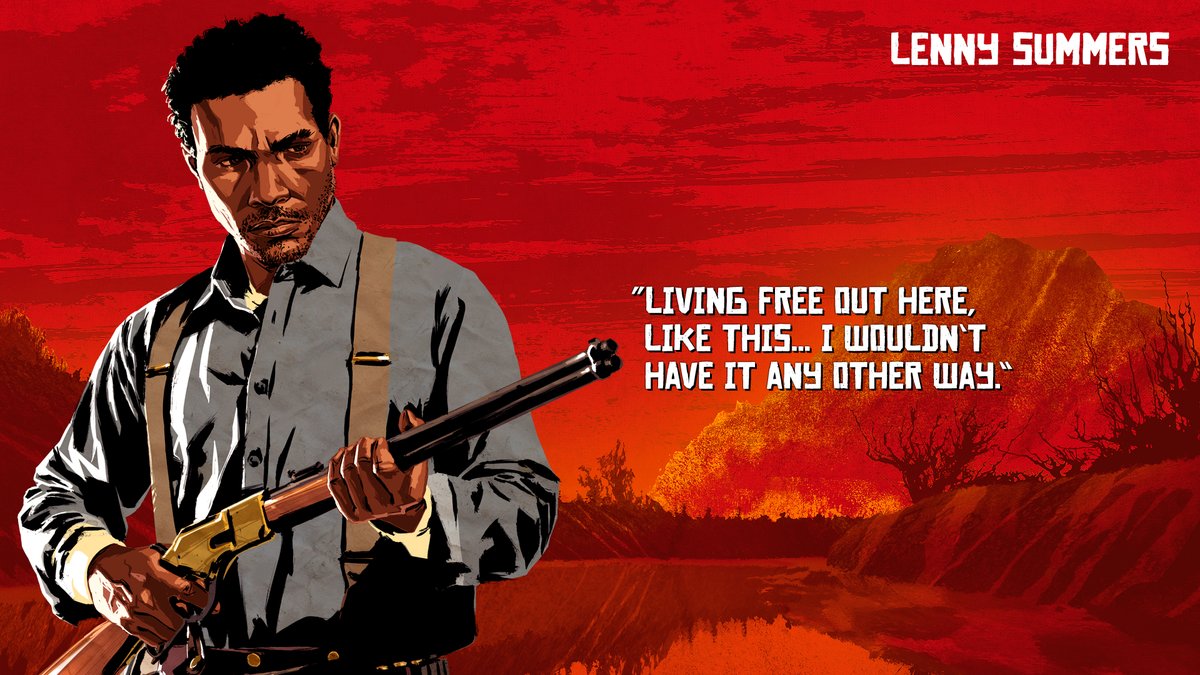 red dead redemption 2 character artwork 16