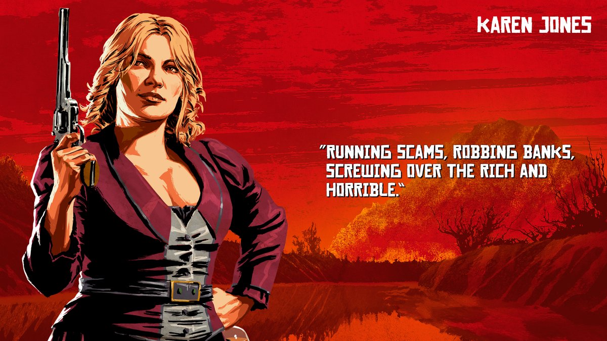 red dead redemption 2 character artwork 8