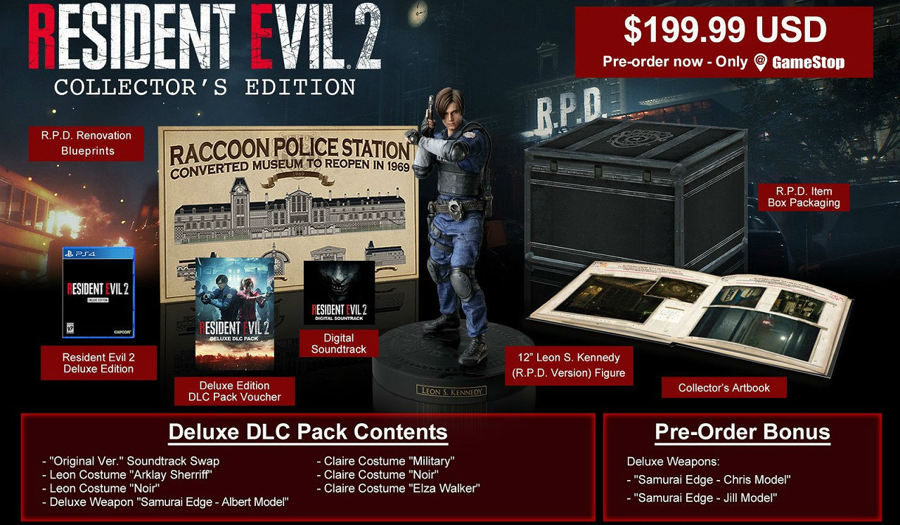 resident evil 2 remake collectors edition 1