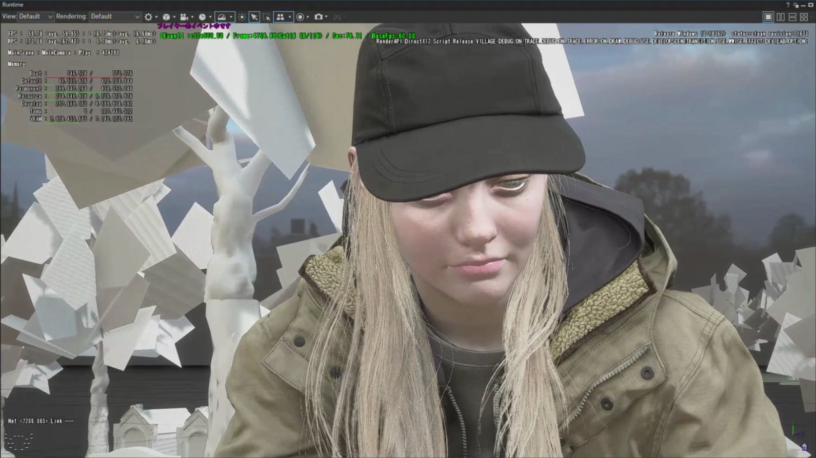 resident evil 8 blonde woman textures