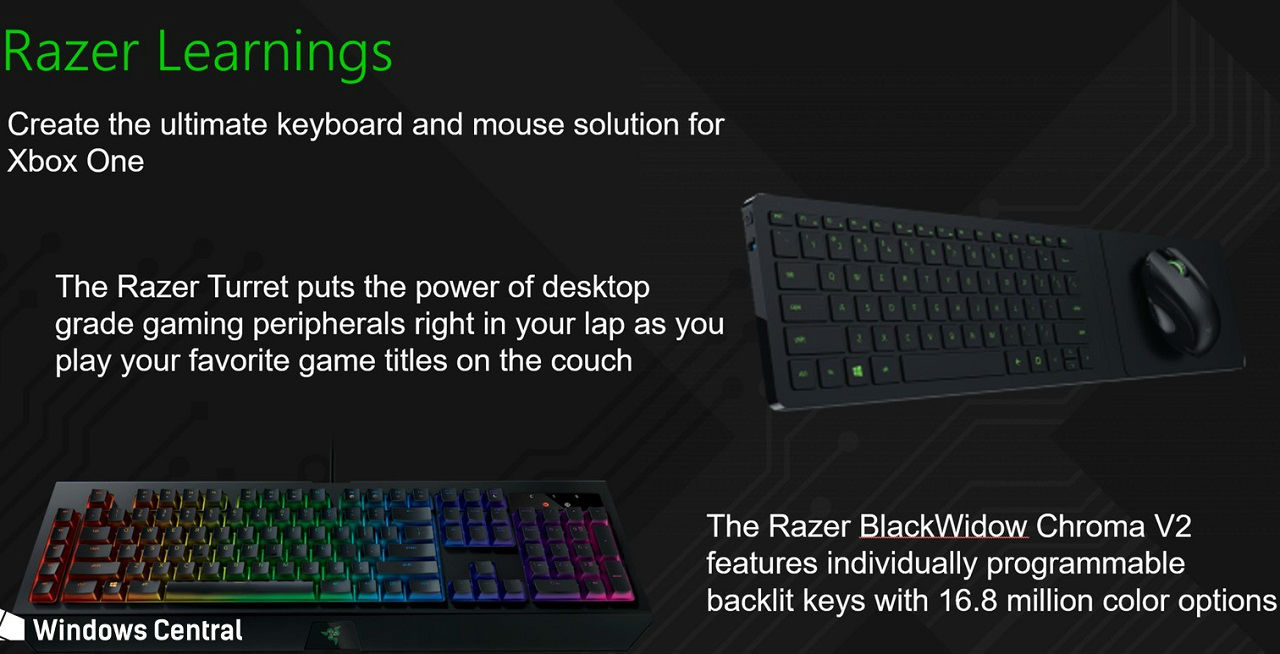1 xbox one mouse keyboard razer 1