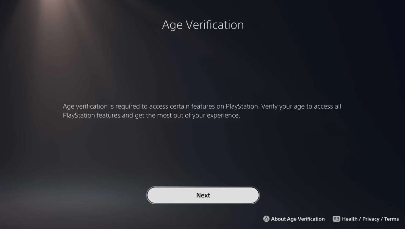 playstation age verification 1