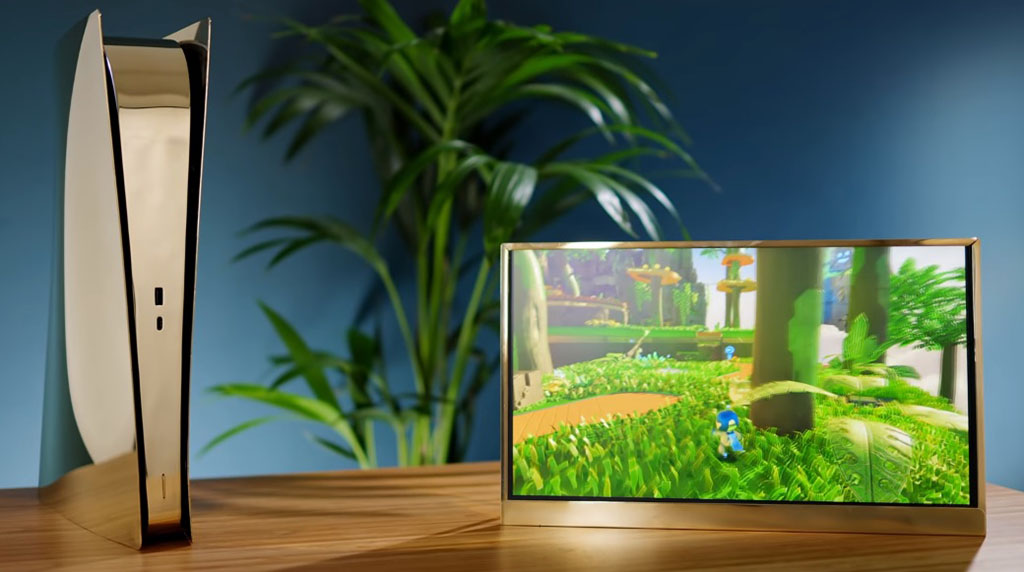 ps5 brass diy perks with monitor