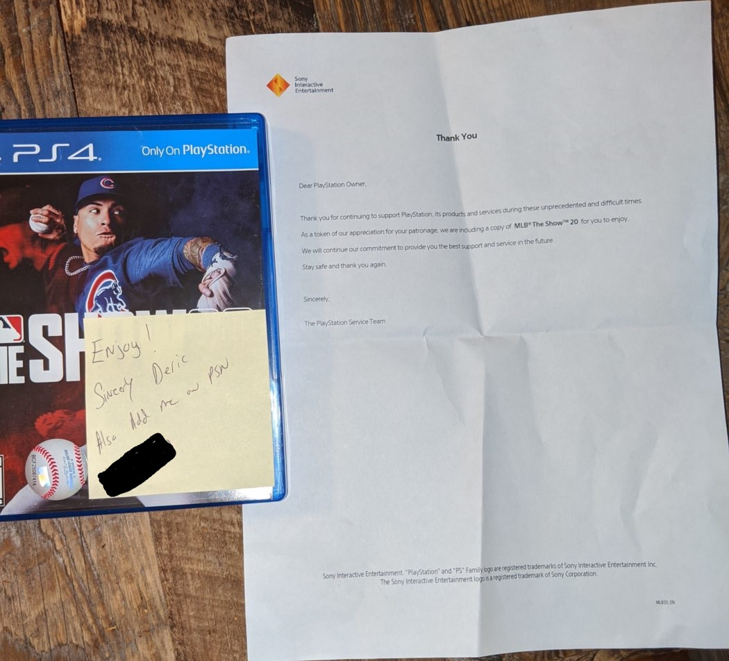 sony covid 19 delay mlb 20 note