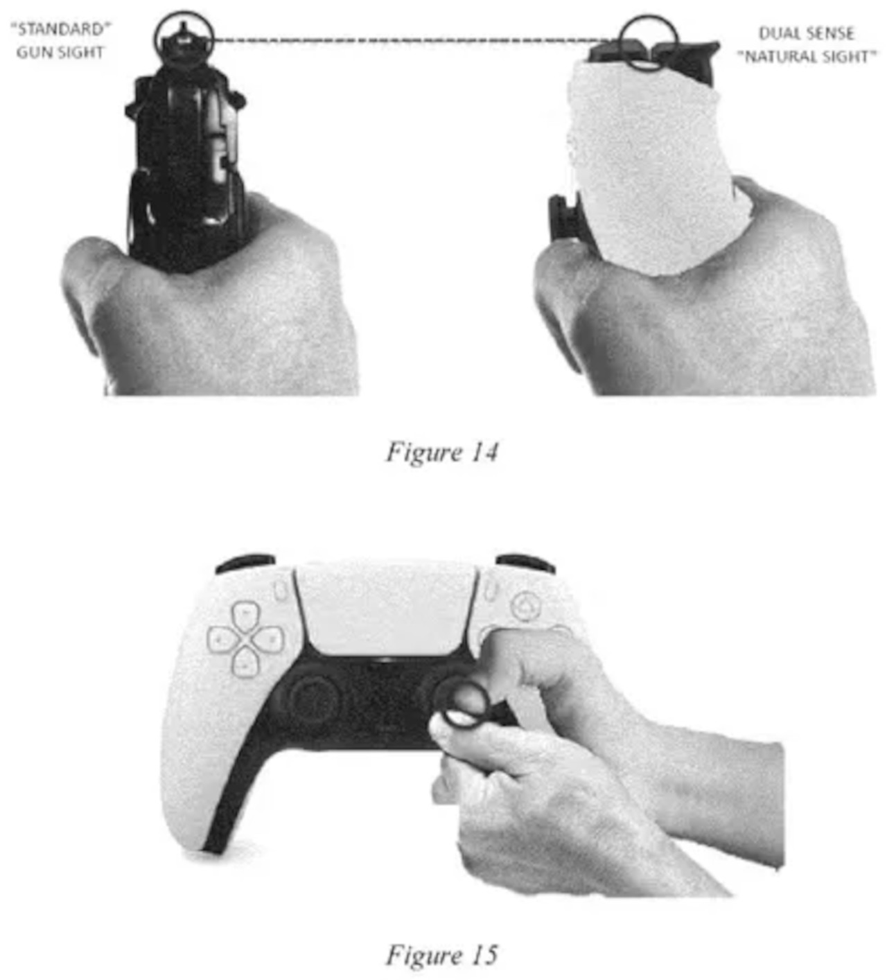 sony dulasense controller gun attachment accessory fig 14 15