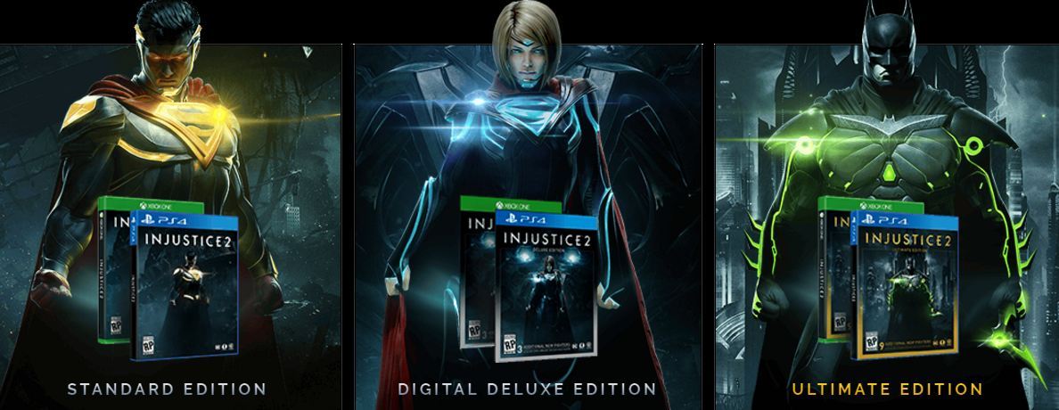 injustice 2 special editions