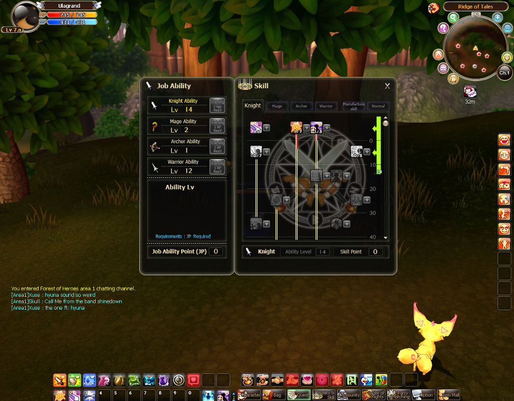 knight age skill tree