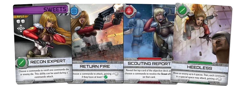 contra board game cards