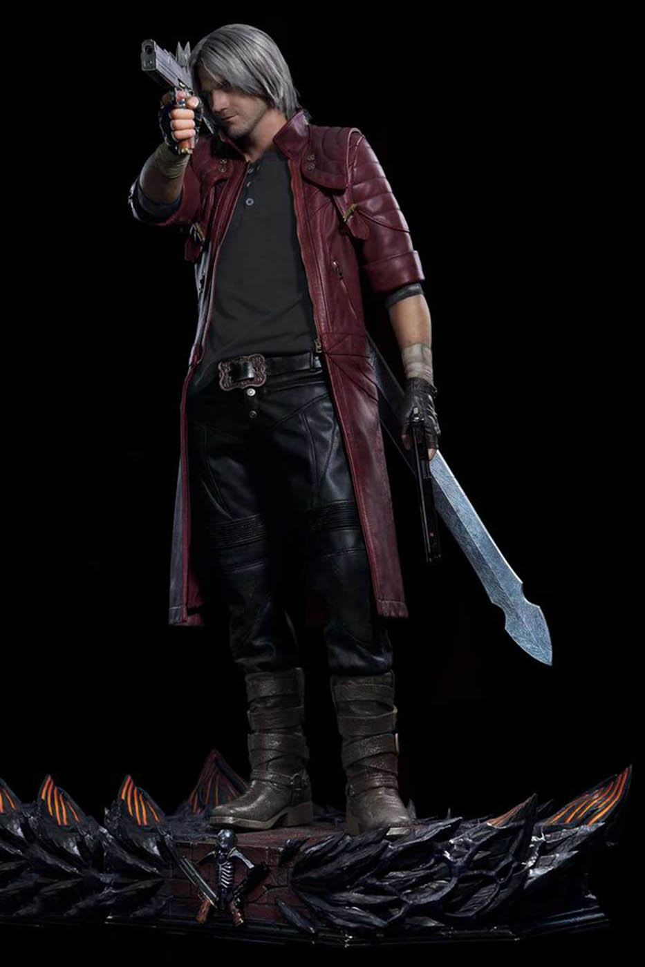 dante statue big 300 pounds