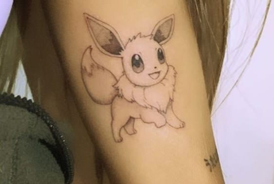 eevee ariana grande tattoo