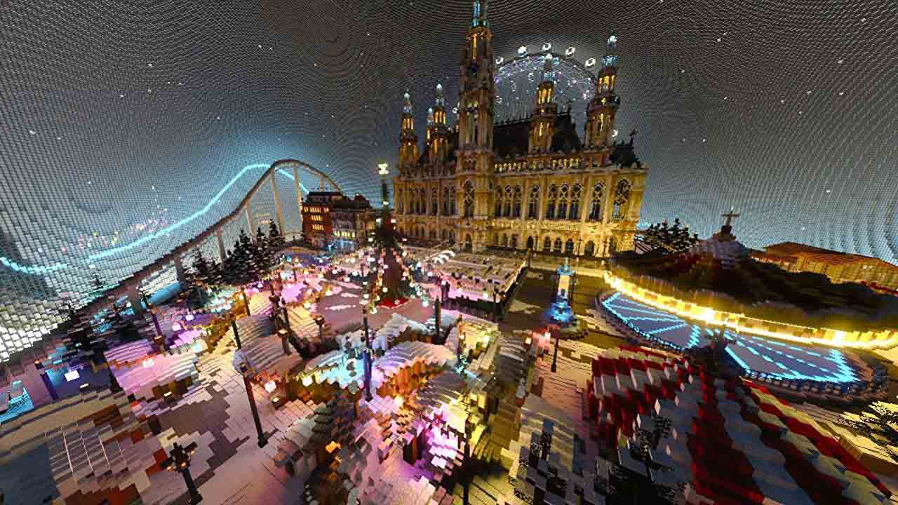 minecraft winter wonderland
