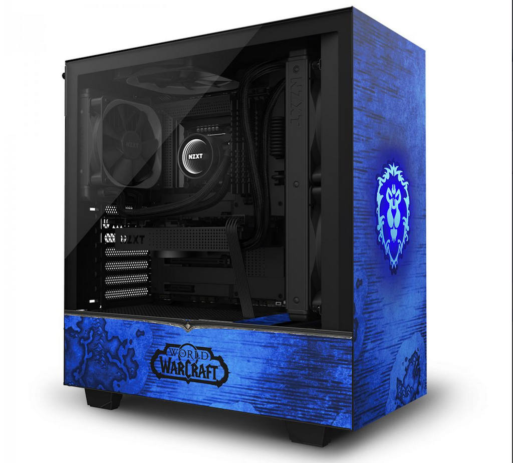 nztx wow mid tower pc case gameworld 2