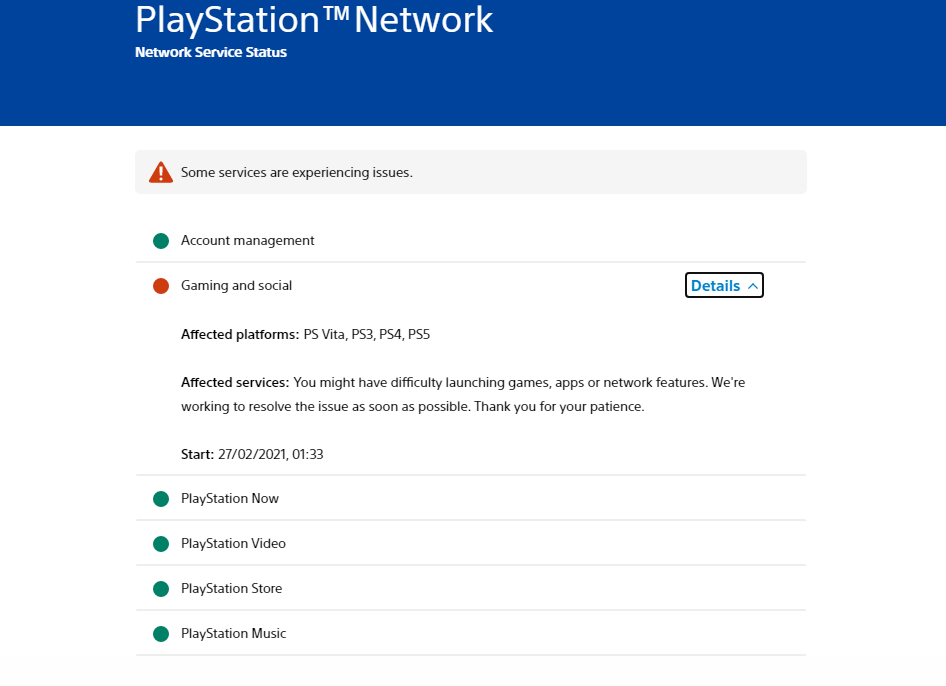 psn down