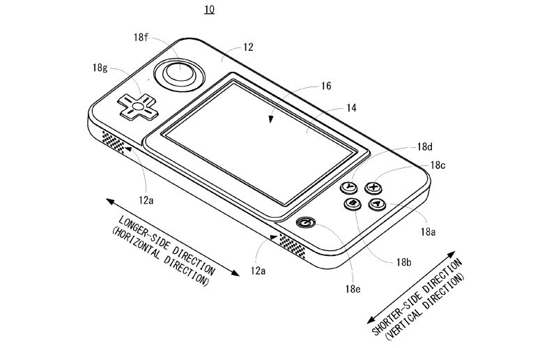 nintend patent vibrating portable