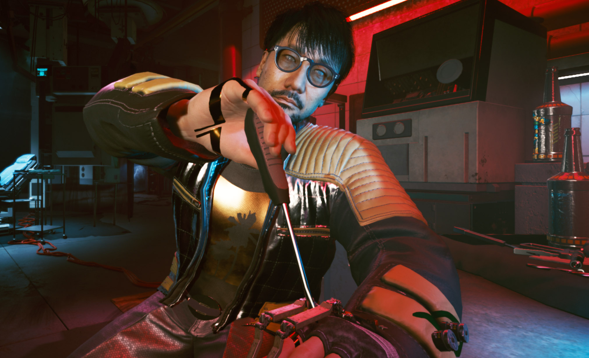 cyberpunk 2077 hideo kojima ripperdoc