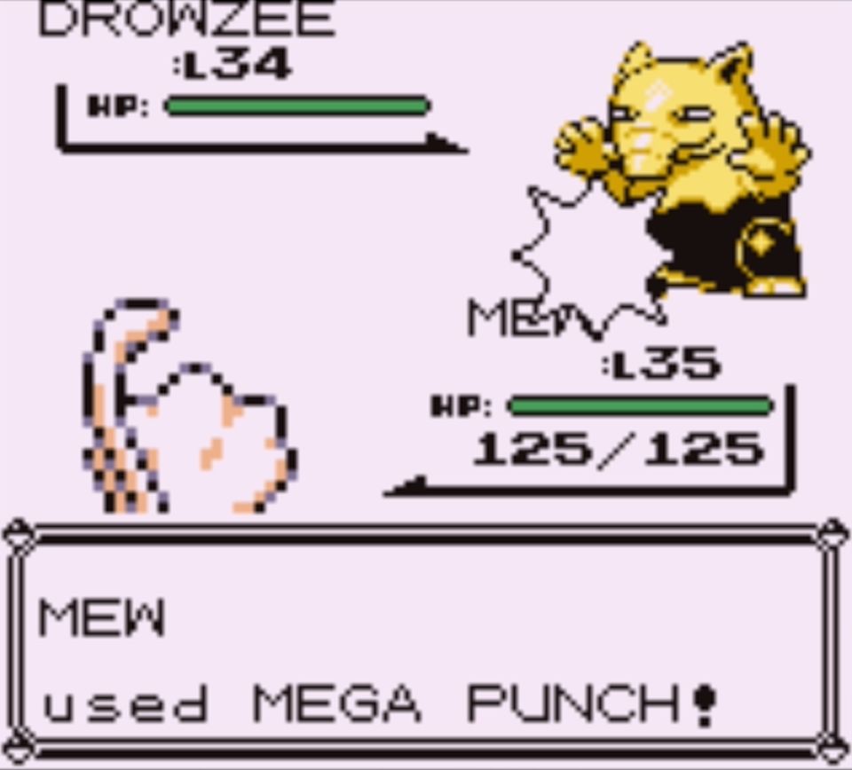 pokemon game boy battle