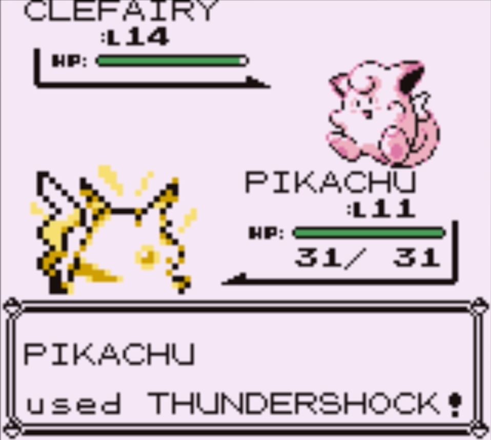 pokemon game boy battle