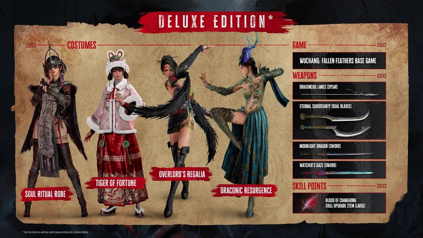 wuchang fallen feathers deluxe edition