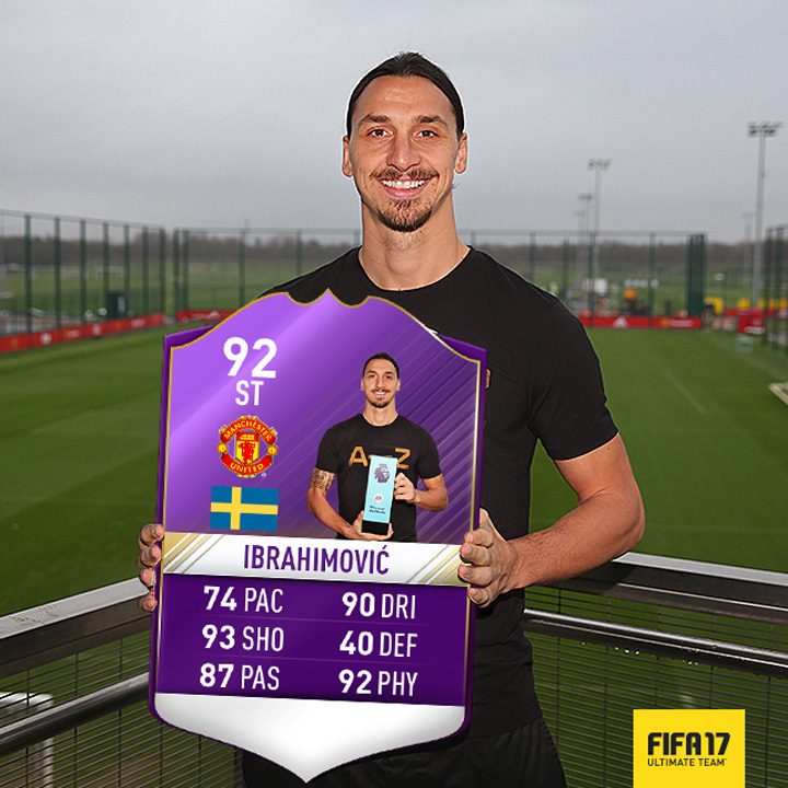 Zlatan Ibrahimovic FIFA card