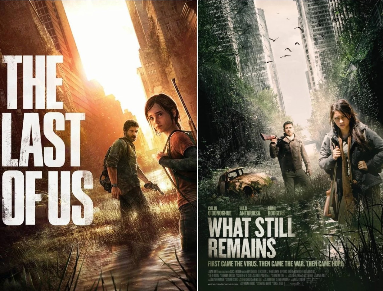 what still remains copied the last of us poster