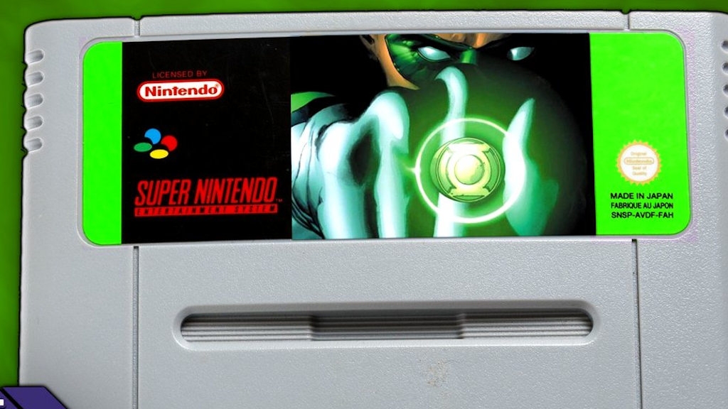 Το ακυρωμένο prototype Green Lantern για το SNES  Το ακυρωμένο prototype Green Lantern για το SNES