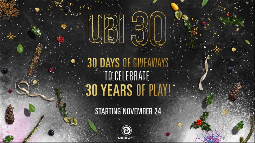 Η Ubisoft μοιράζει καθημερινά δώρα για 30 ημέρες