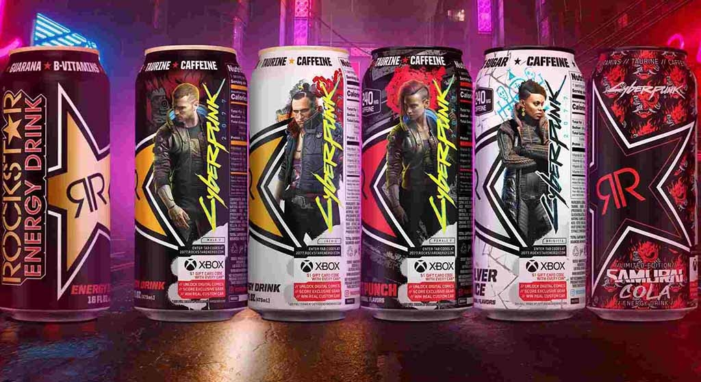 Cyberpunk 2077 Energy Drinks