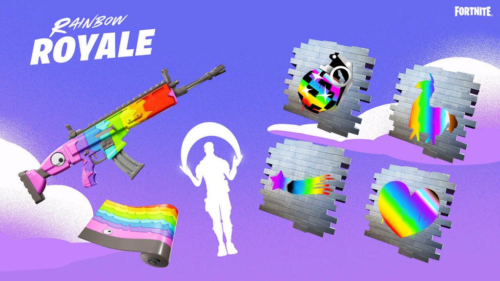 Το Fortnite δίνει δωρεάν Pride αντικείμενα στο LGBTQIA+ community του
