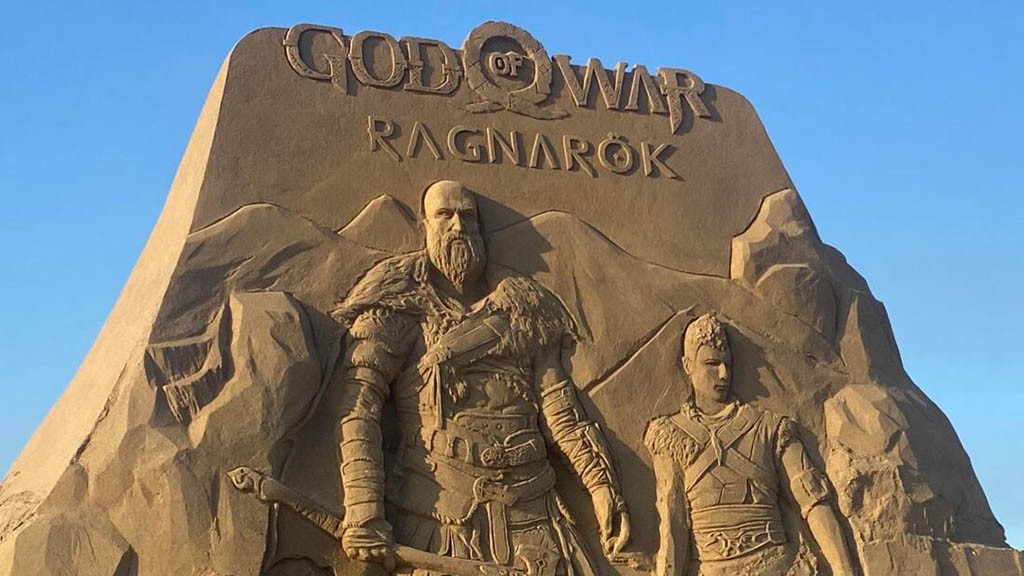 Γλυπτό του God of War από άμμο εντοπίστηκε σε παραλία της Ταϊβάν Γλυπτό του God of War από άμμο εντοπίστηκε σε παραλία της Ταϊβάν