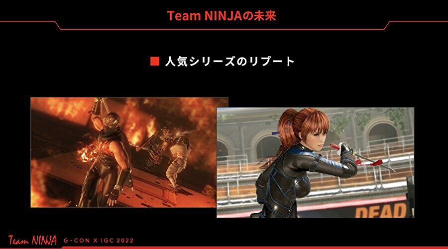 Ninja Gaiden και Dead or Alive reboots