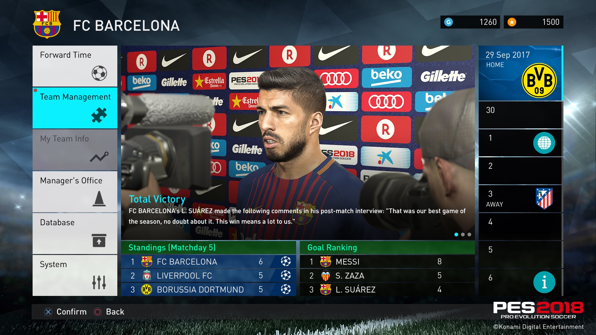 Pro Evolution Soccer 2018 Data Pack 1