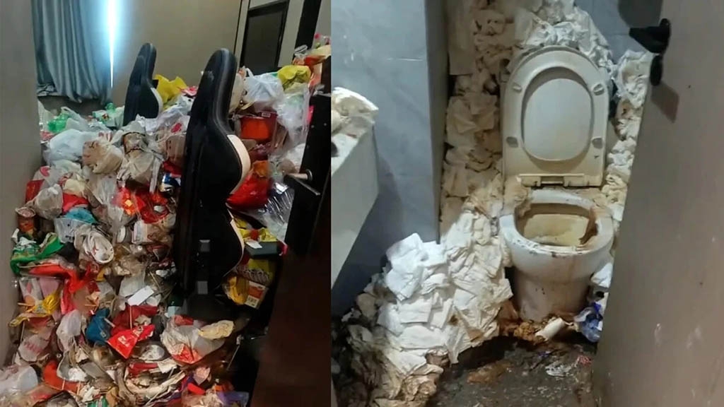 eSports gamer στην Κίνα έκανε το δωμάτιο του ξενοδοχείου χωματερή από σκουπίδια