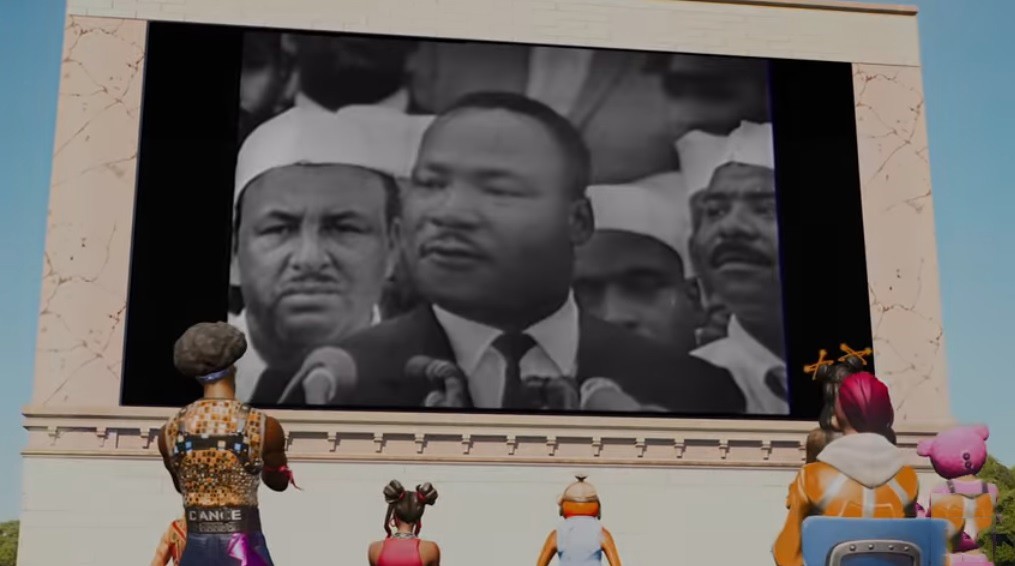 Η ομιλία του Martin Luther King "I have a dream" στο Fortnite
