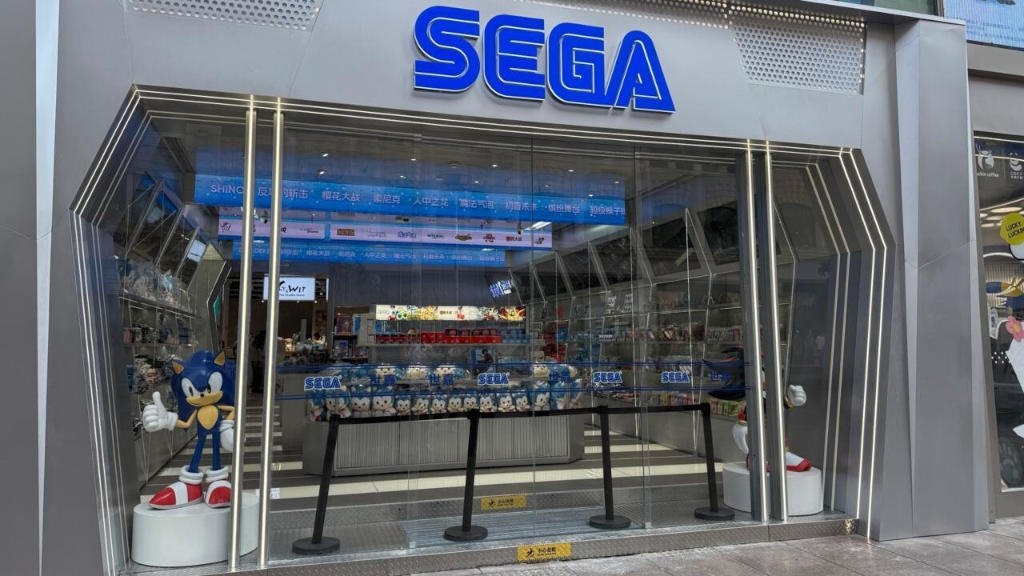 Η Sega άνοιξε το πρώτο της φυσικό κατάστημα στην Κίνα