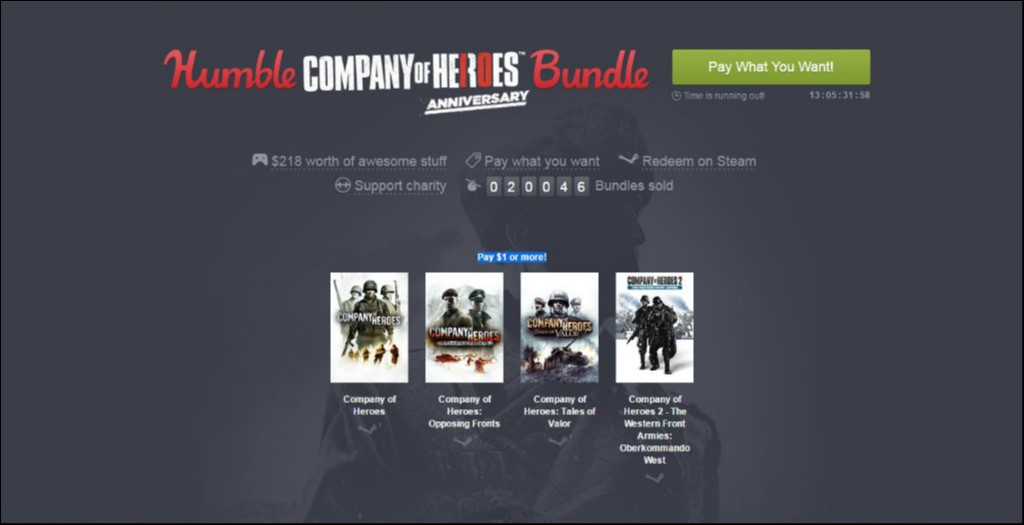 Humble Company of Heroes Anniversary Bundle