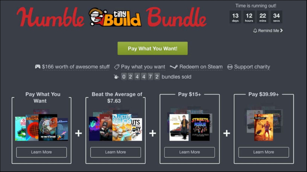Humble tinyBuild Bundle