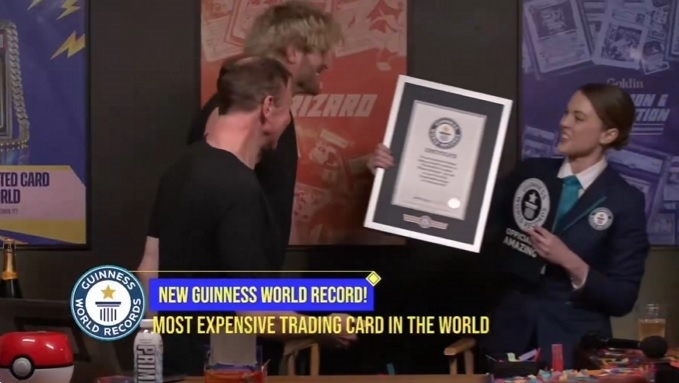 Ρεκόρ Γκίνες για τον Logan Paul που πούλησε κάρτα Pikachu Illustrator για 16 εκατομμύρια δολάρια