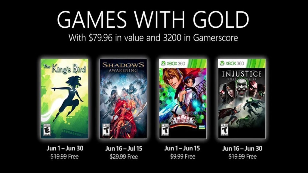 Xbox Live Games with Gold: Ιούνιος 2021