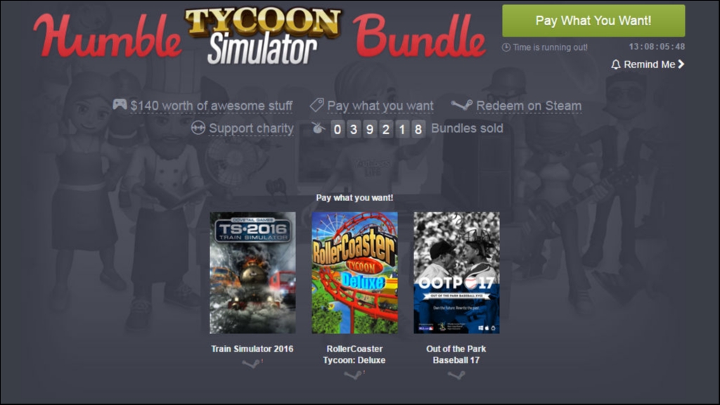 Humble Tycoon Simulator Bundle