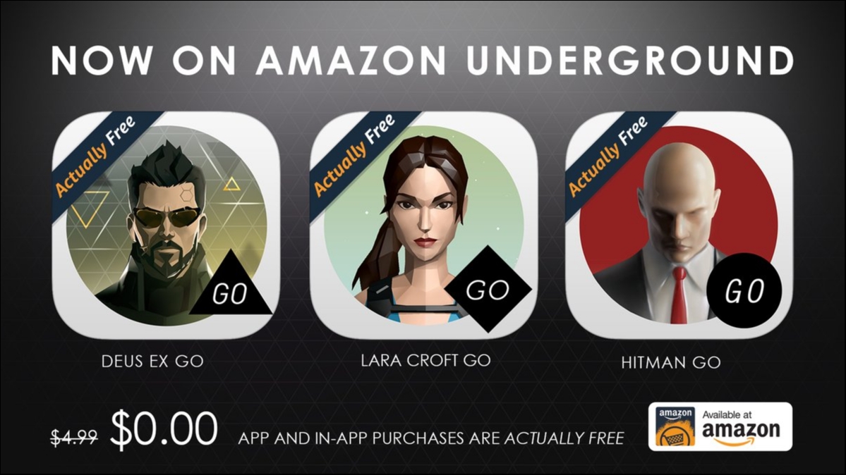 Hitman, Deus Ex και Lara Croft Go δωρεάν