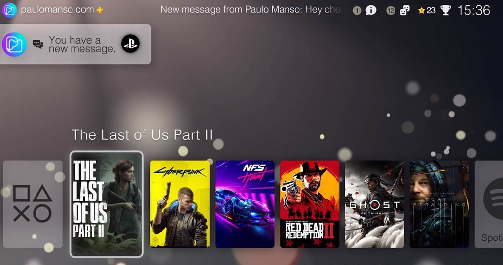 Animator έφτιαξε βίντεο με το user interface του PS5