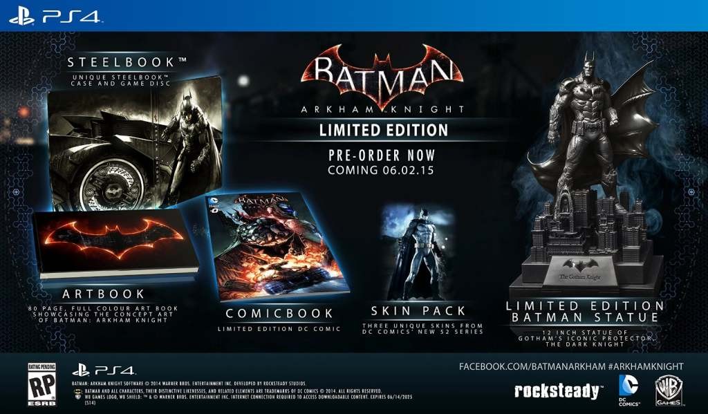 Batman: Arkham Knight Limited Edition Batman: Arkham Knight Limited Edition