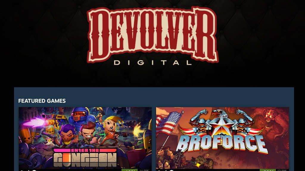 Steam Devolver Digital Weekend Sale