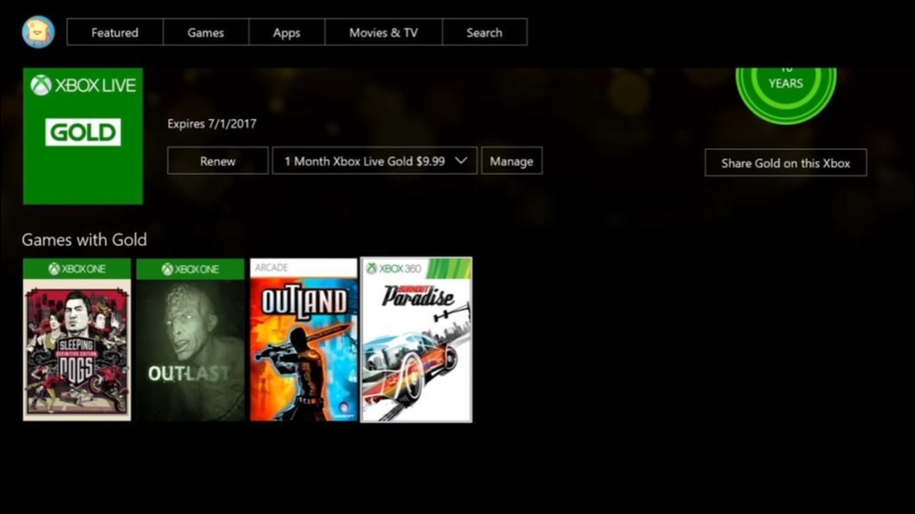 Xbox Live Games with Gold: Δεκέμβριος 2016